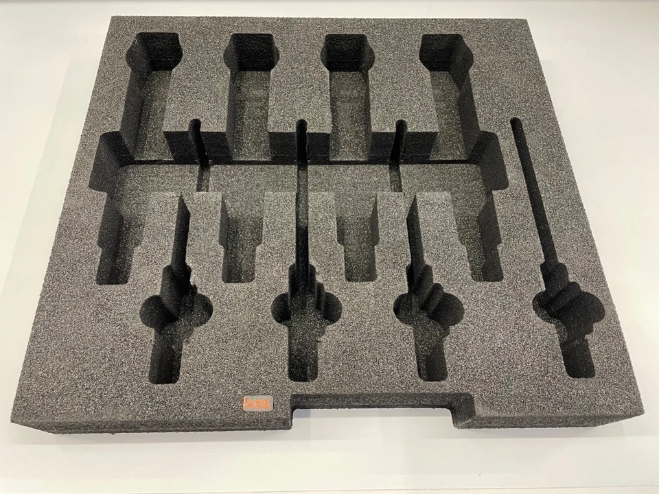 2HE Schaumstoffinlay Passen Für Shure  AD2 / AD1 8er Set Handsender Neu H15