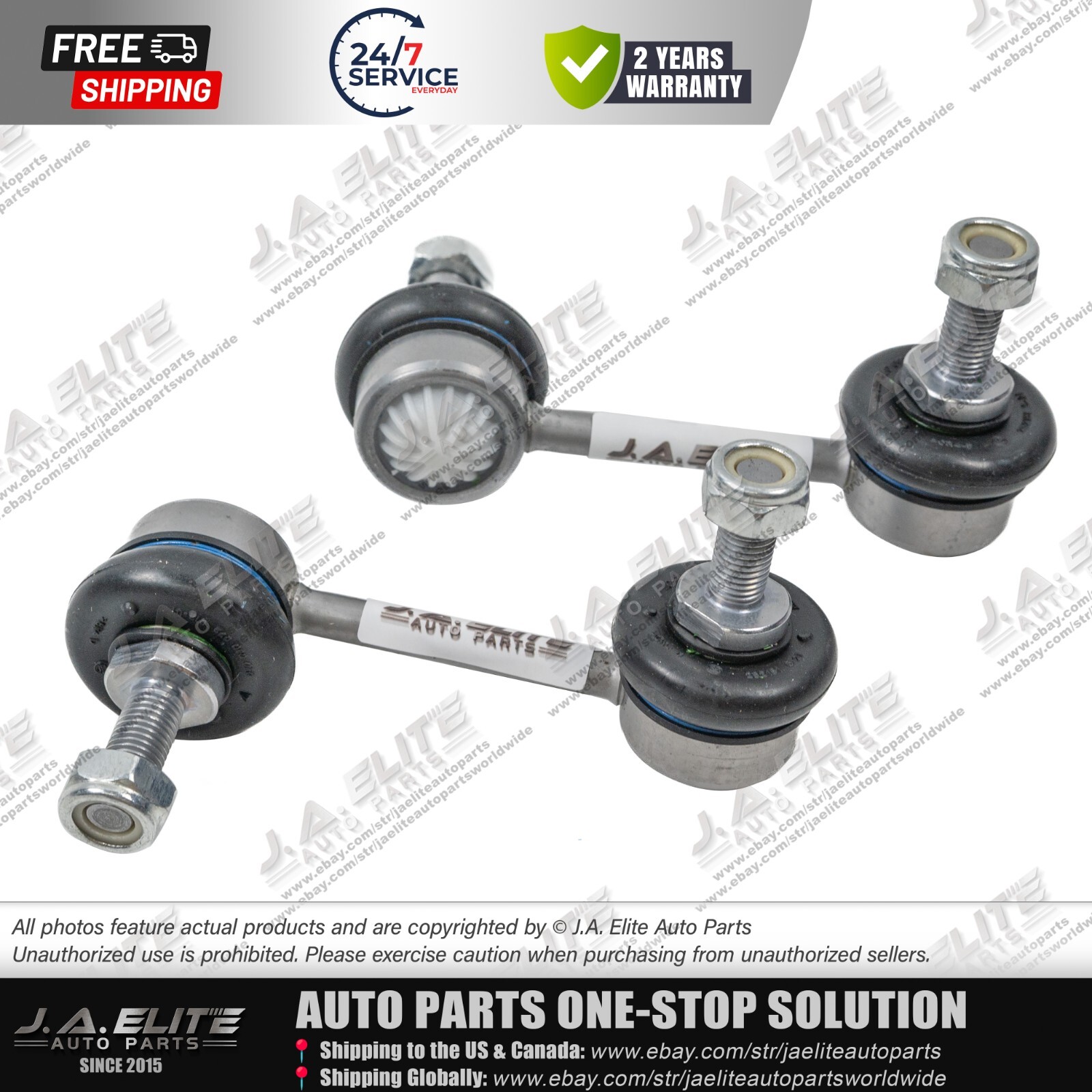 2pcs Left & Right Rear Ball Tie Rod fits Ferrari 430 360, OEM:161109