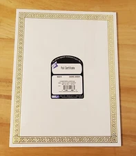 Easy To Print Foil Certificates (12 sheets)