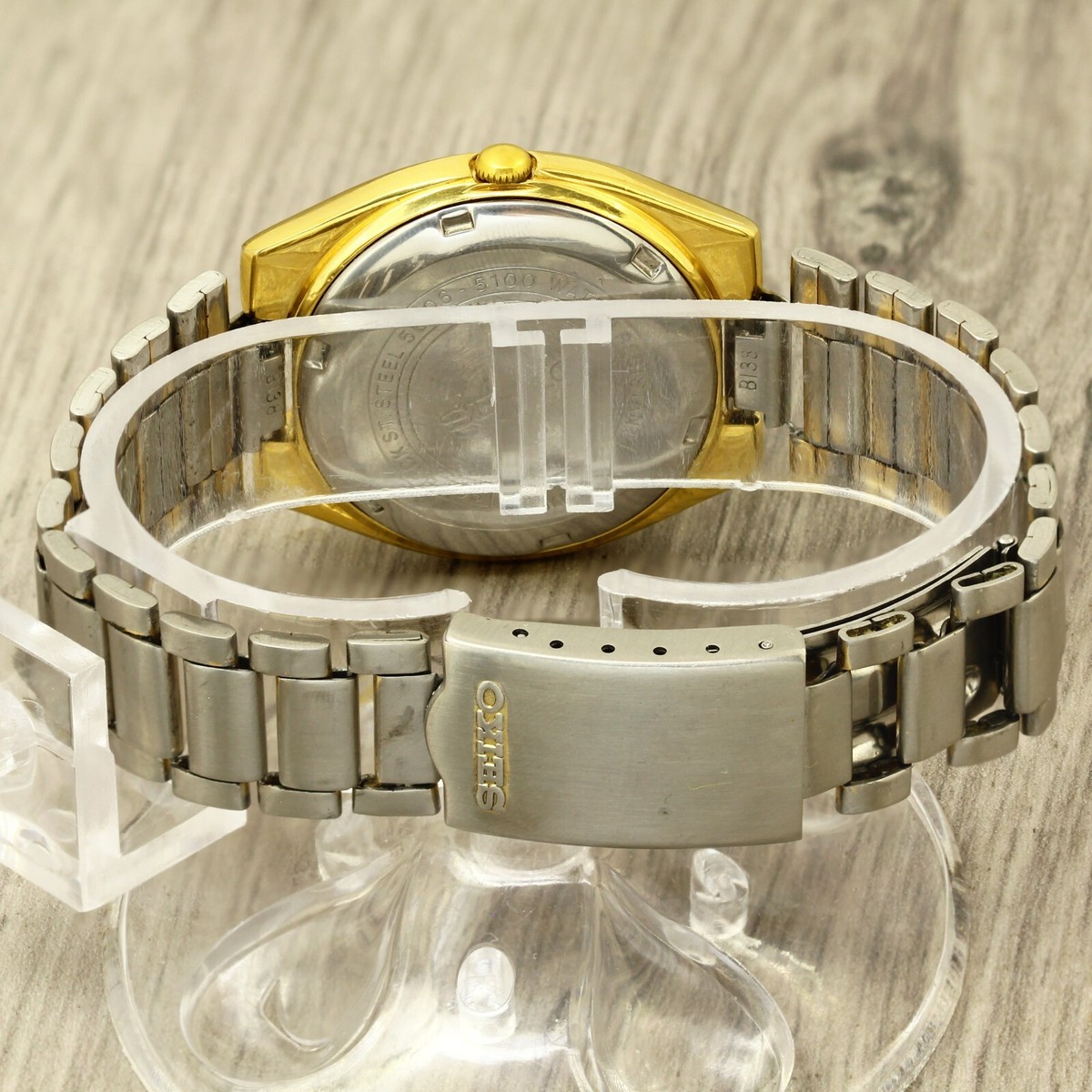 サイタマ シルバー、ゴールドセット Seiko LM Lord Matic 5606-5100 RARE vintage automatic Japan