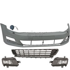 Set Stoßstange vorne+Nebel+Zubehör VW Golf 7 VII 5G Bj. 12->> für SRA