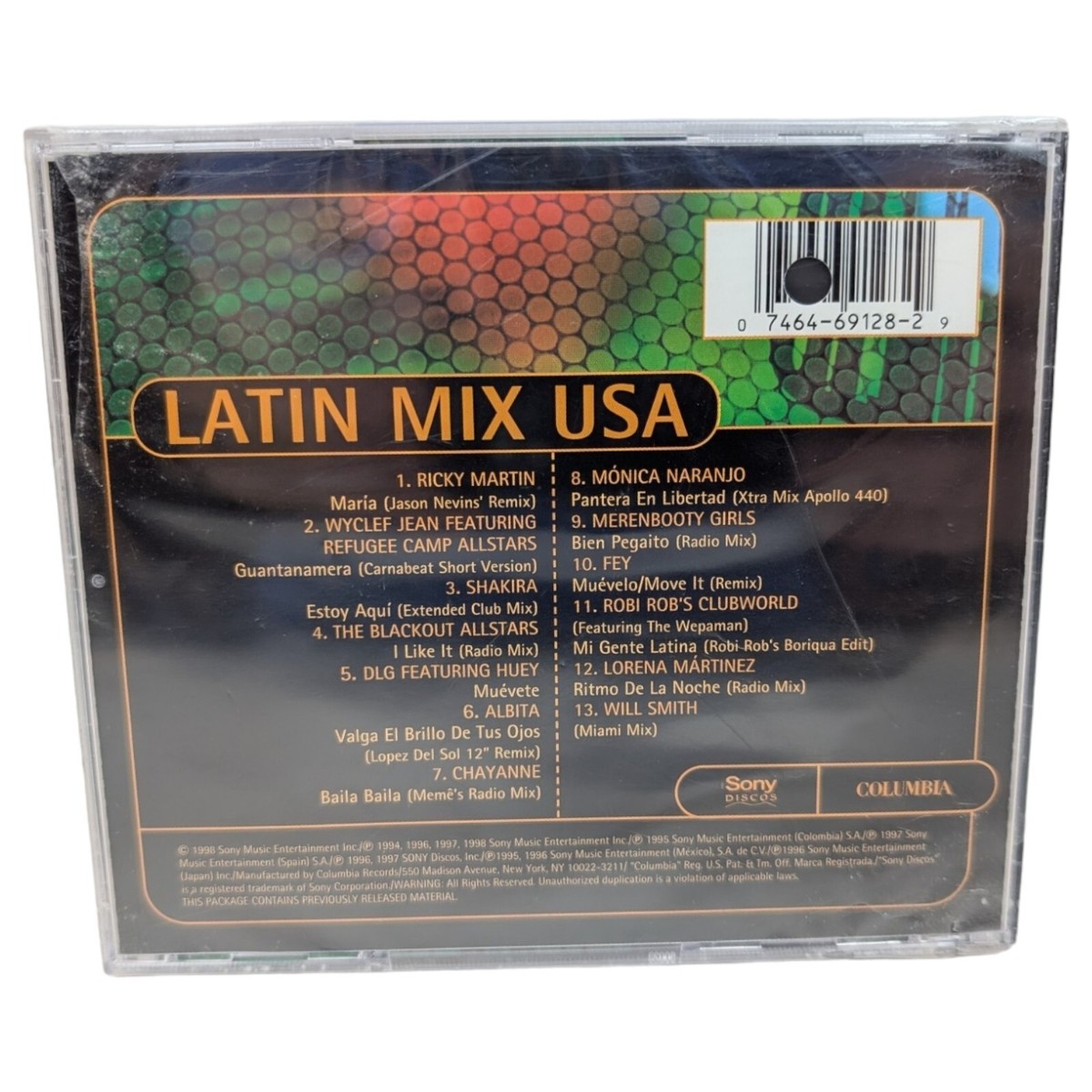 Latin Mix USA [1998] by Various Artists (CD, Jun-1998, Sony