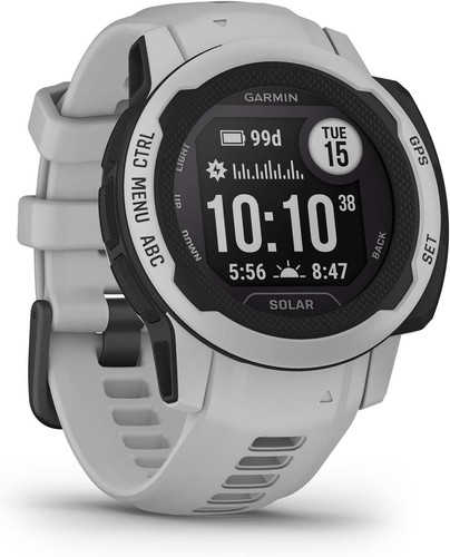 Garmin Instinct 2S Solar GPS Smartwatch Heart Rate Monitor Small - Mist Grey - Bild 2 von 8
