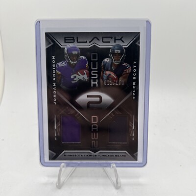 その他 2023 Black White Night Jordan Addison Jordan Addison 2023 Black #WN-21 White Night /(SSP) Price Guide