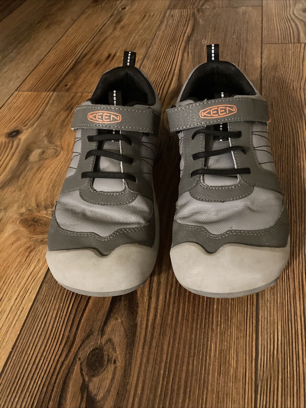 Sneakers KEEN Knotch Peak bassa altezza traspiranti magnete sicurezza arancione bambini taglia 4