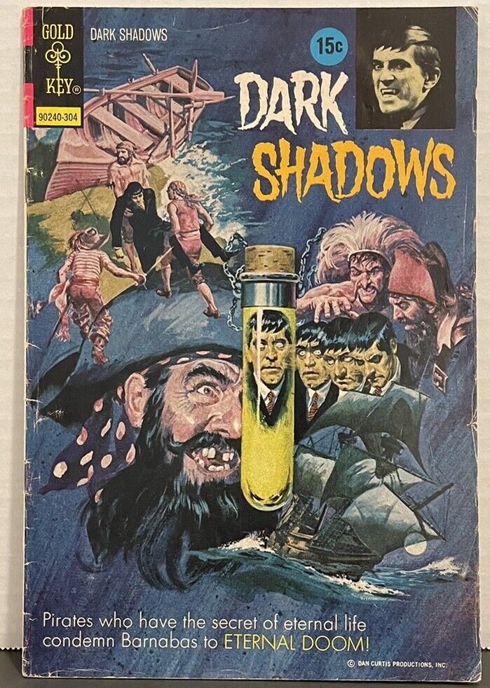 Dark Shadows (1969 Gold Key) #19 - Excellent Condition, Dust Jacket,l