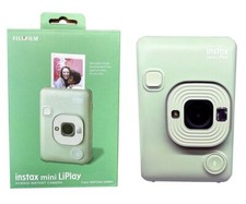 Fujifilm Instax Mini LiPlay Hybrid Instant Camera Matcha Green - USB-C,2024 New