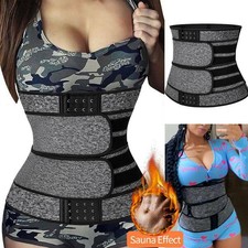 Men's Sweat Sauna Waist Trainer Zip Vest Male Belly Compression Slim Shaper Tops