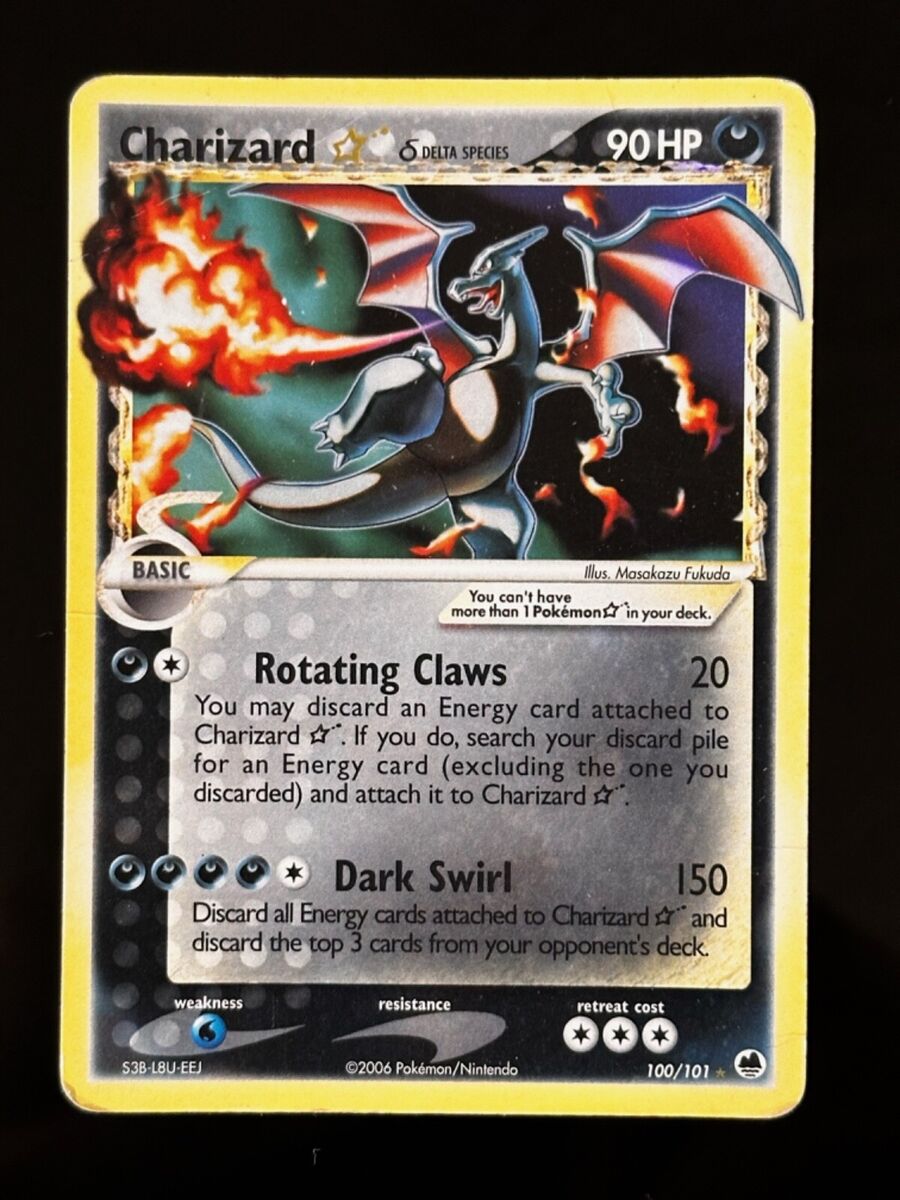Pokémon TCG Charizard (Delta Species) EX Dragon Frontiers Pokémon TCG Charizard (Delta Species) EX Dragon Frontiers