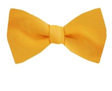Men's Solid Satin Self Tie Bowtie- NWT
