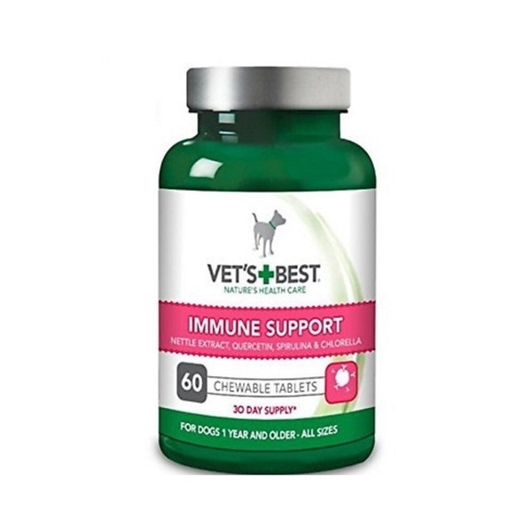 Vets Beste Dog's Immune UnterstüTzung Tabletten (60 Tabletten)-image