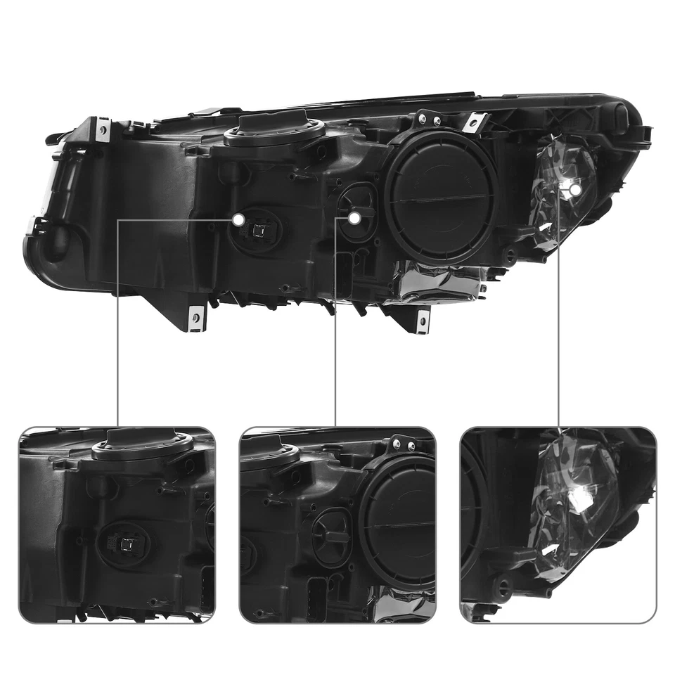 FOR 2010-2017 BMW 5-Series GT F07 550i 535i Adaptive Xenon Passenger R Headlight - Image 2 of 4
