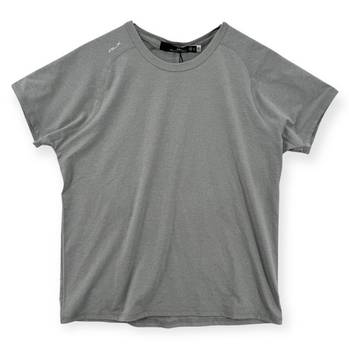 RLX Ralph Lauren Shirt Womens XL Short Sleeve Moisture Wick Gray Active Top NWT