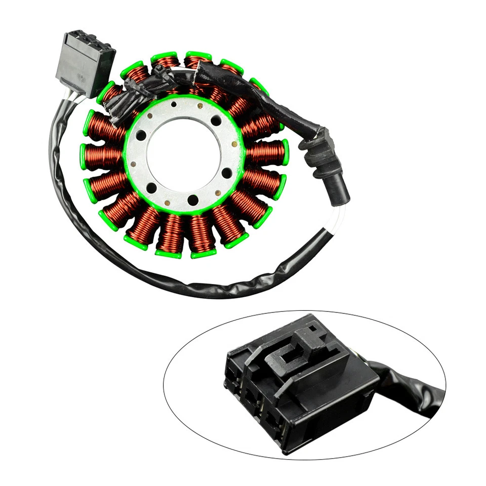 Estator magnético y rectificador regulador para Kawasaki Ninja ZX6R ZX600R 2009-2014 Foto 4 de 4