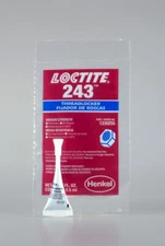 Loctite 243 Threadlocker, Blue Medium Strength, 0.5 ml Ampule, 1330255