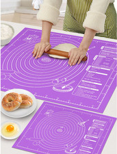 Tortilla Baking Mat Non Stick Kneading Rolling Pastry Mat Fondant Cake Dough UK