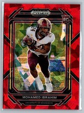2023 Panini Prizm Draft Picks #128 Mohamed Ibrahim Prizms Red Ice