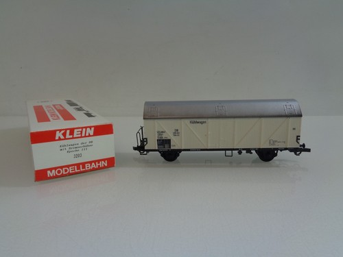 Klein Modellbahn H0 3203 Kühlwagen der DB mit Bremserbühne in OVP KS1120 | Condition: Gebraucht