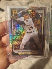 2024 Bowman Chrome Endy Rodriguez MOJO REFRACTOR ROOKIE #68 Pirates RC