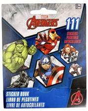 NEW  Marvel Avengers Collectible Sticker Book 111 Stickers  FAST FREE 