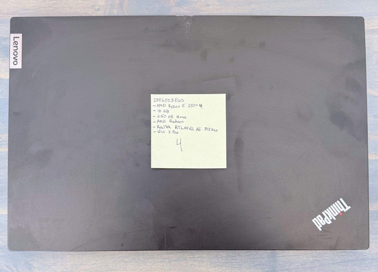 Lenovo ThinkPad E15 Gen 3, 15.6-Inch Laptop, with AMD Ryzen 5 5500U, Windows 11 Pro