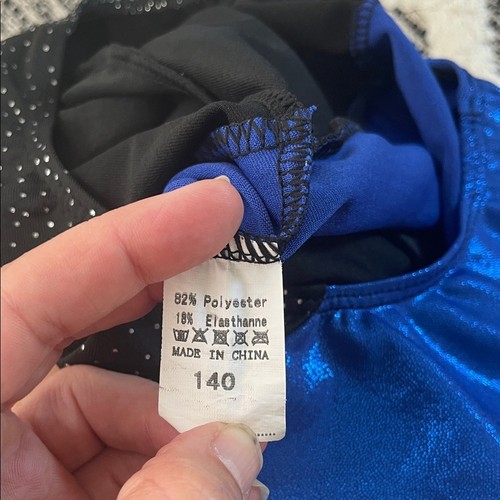 Target Black and Blue Long Sleeve Leotard size medium - Picture 4 of 4