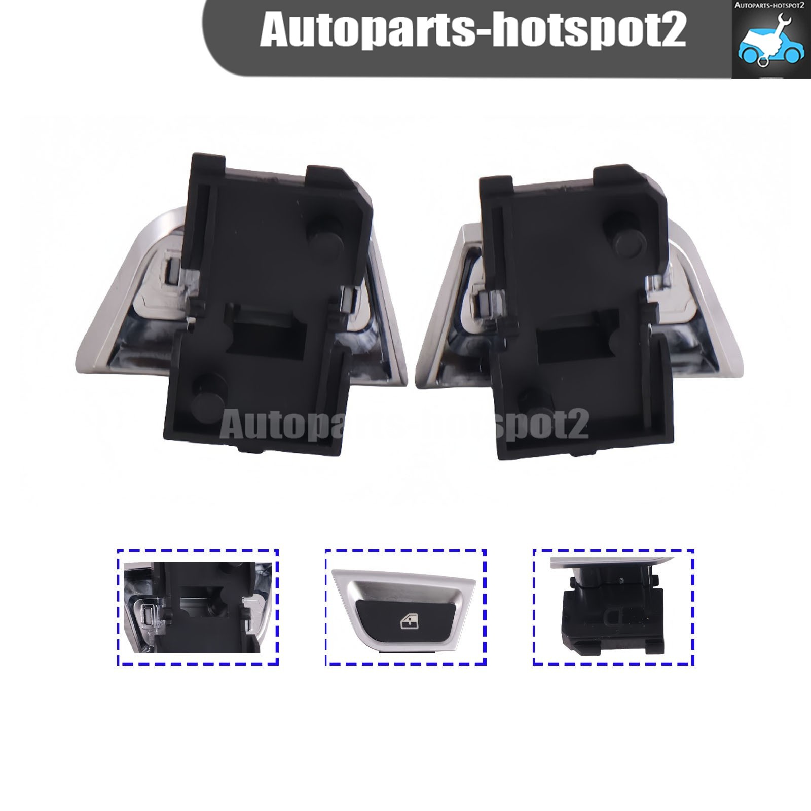 Ferrari California 2015-2018 Left, right Window switches Pair P/N 309096