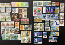 Timbre Japon 1999 lot de 129 timbre, et 3 Bloc Feuillet neuf **