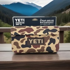 NEW - YETI Sidekick 1L Big Wetlands Camo Waterproof Dry Gear Case