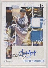 2020 Panini Diamond Kings DK Material Signatures Jordan Yamamoto Auto fm0