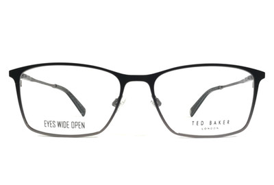 Ted Baker Brillengestelle TXL513 BLK Schwarz Grau Rechteckig Vollrand 58-17-145