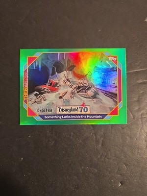 2025 Topps Disneyland 70th Something Lurks Inside The Mountain Matterhorn /199