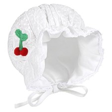 Baby Bonnet for Girls, Ruffle Newborn Hat  Breathable Newborn Bonnet Girl