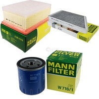 Mann-Filter Inspektionspaket Filtersatz FüR Peugeot 206 SchräGheck 2.0 RC