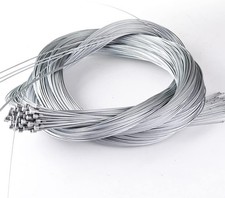 10 Pcs Stainless Steel Shifter Cable, Bike Derailleur Cable 2M Length Replaceabl