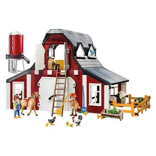 Playmobil 9315 Barn with Silo Building Set