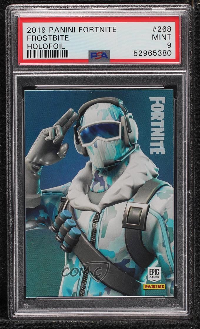 2019 Panini Fortnite Holofoil Frostbite #268 PSA 9 MINT ne4