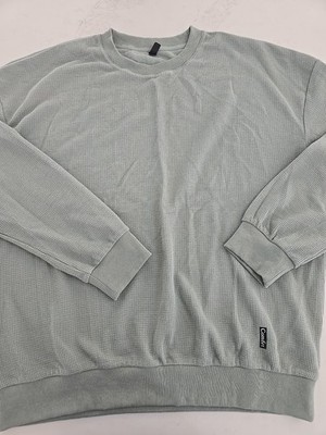 Comfrt 3XL green Waffle Knit Sweatshirt