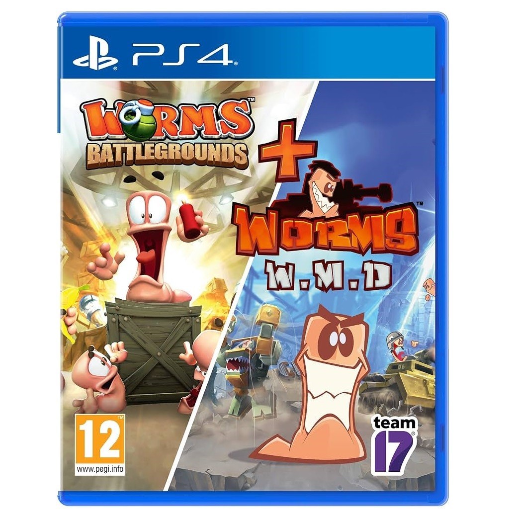 Worms Battleground + WMD (PS4) [PRE-OWNED] **GOOD PRICE** 📦 Multiplayer W.M.D