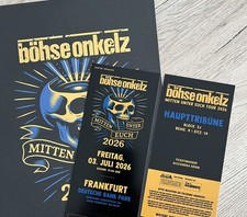2x Böhse Onkelz - Mitten unter Euch 2026 - Frankfurt - Sitzplätze