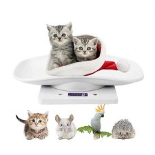 LFGKeng Newborn Kitten Puppy Weight Scale, Multifunctional Digital Pet Scale...