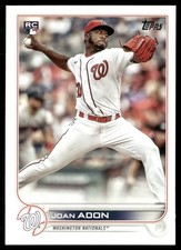 Joan Adon Rookie 2022 Topps Washington Nationals #360