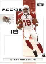 2007 Playoff NFL Playoffs #174 Steve Breaston RC Rookie Card. rookie card picture
