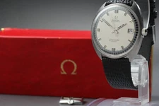 w/ BOX OMEGA Seamaster Cosmic Tool 107 Two-tone Date Automatic Men's Watch JAPAN