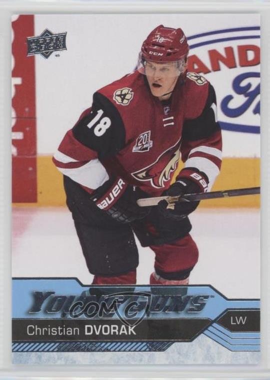 2016-17 Upper Deck Young Guns Christian Dvorak #235 Rookie RC