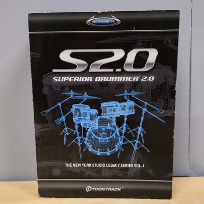 Toontrack Superior Drummer 2.0 5 Disc Set New York Studio Legacy Series Volume 1