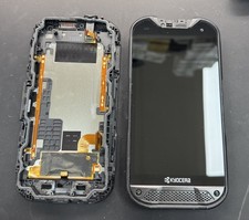 Used KYOCERA DURAFORCE PRO 2 E6910 E6920 LCD SCREEN DIGITIZER TOUCHSCREEN FRAME