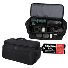 eCost Acuvar Professional Well Padded Extra Large Water-Resistant Gadget Bag 