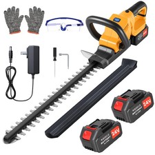 22" Cordless Hedge Trimmer, Battery  Charger Included
