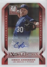 2013 Elite Extra Edition Aspirations Die-Cut Signatures Chris Anderson Auto 0m0